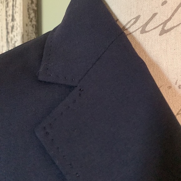 NWOT LANDS’ END Navy Blue Blazer - Picture 9 of 14